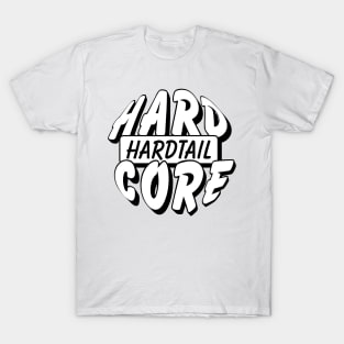 Hardcore Hardtail Logo White T-Shirt